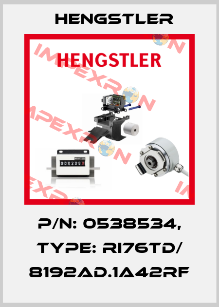 p/n: 0538534, Type: RI76TD/ 8192AD.1A42RF Hengstler