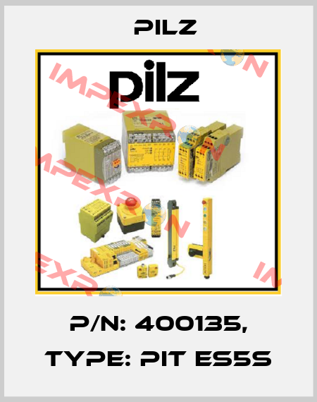 p/n: 400135, Type: PIT es5s Pilz