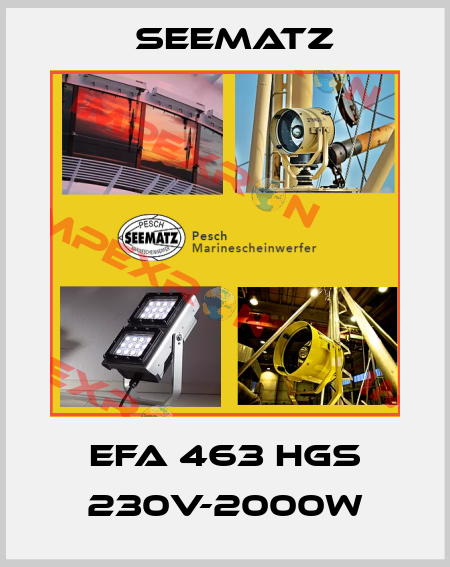 EFA 463 HGS 230V-2000W Seematz