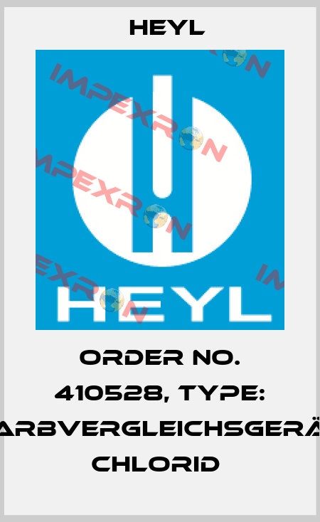 Order No. 410528, Type: Farbvergleichsgerät Chlorid  Heyl