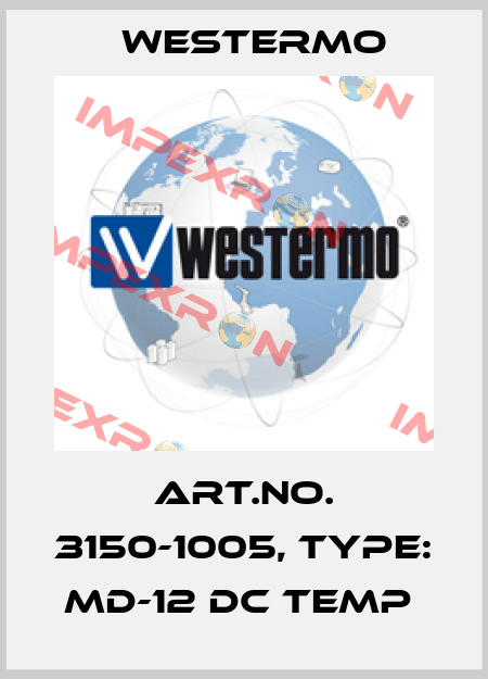 Art.No. 3150-1005, Type: MD-12 DC TEMP  Westermo