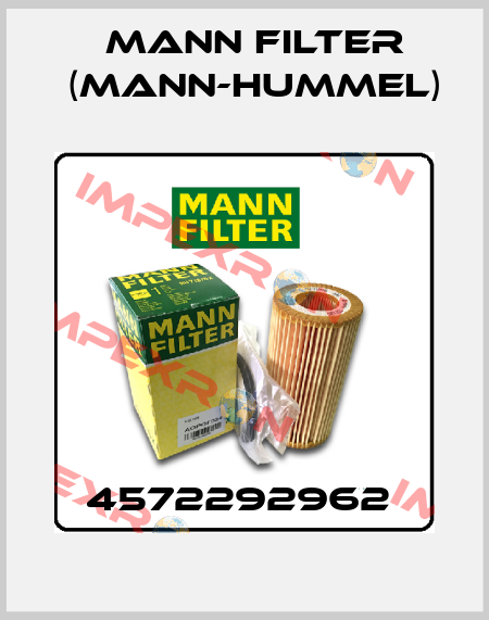 4572292962  Mann Filter (Mann-Hummel)