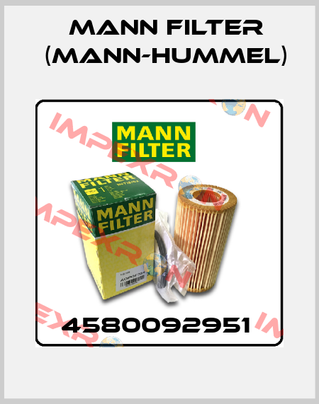 4580092951  Mann Filter (Mann-Hummel)