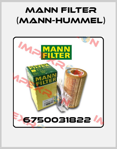 6750031822  Mann Filter (Mann-Hummel)