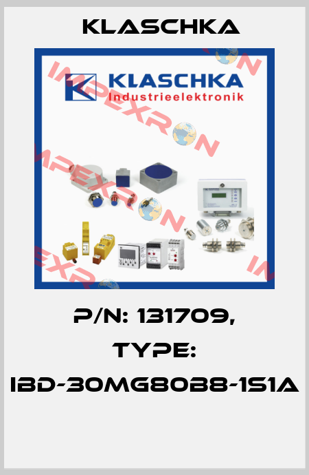 P/N: 131709, Type: IBD-30mg80b8-1S1A  Klaschka