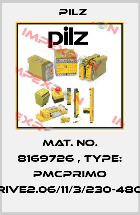 Mat. No. 8169726 , Type: PMCprimo Drive2.06/11/3/230-480V Pilz