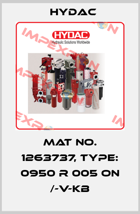 Mat No. 1263737, Type: 0950 R 005 ON /-V-KB Hydac