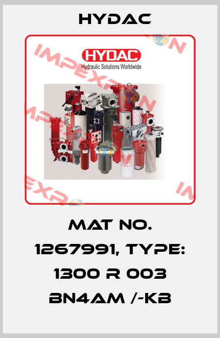 Mat No. 1267991, Type: 1300 R 003 BN4AM /-KB Hydac