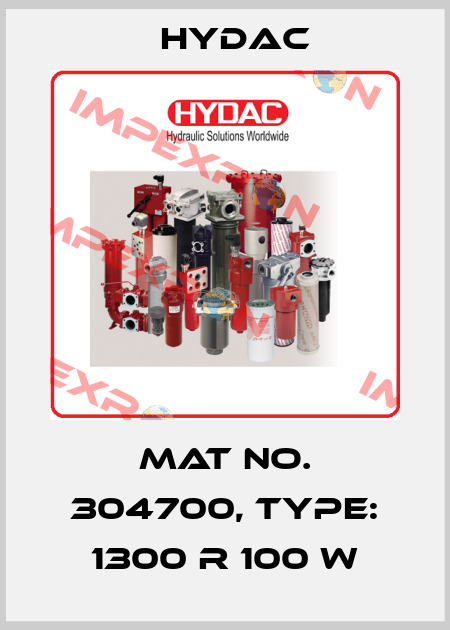 Mat No. 304700, Type: 1300 R 100 W Hydac