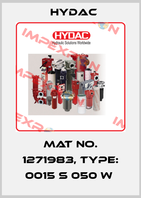 Mat No. 1271983, Type: 0015 S 050 W  Hydac