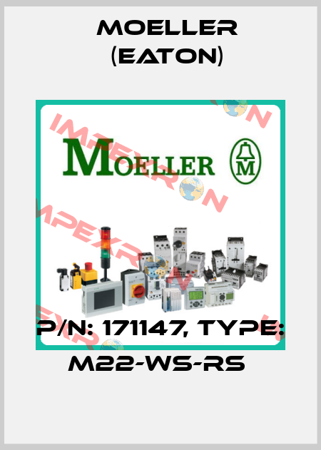 P/N: 171147, Type: M22-WS-RS  Moeller (Eaton)