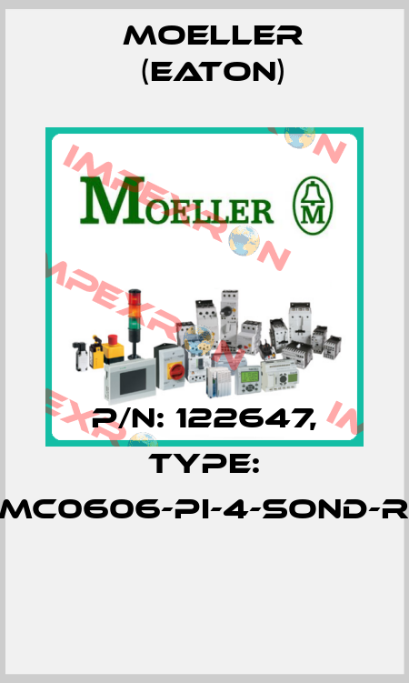 P/N: 122647, Type: XMMC0606-PI-4-SOND-RAL*  Moeller (Eaton)