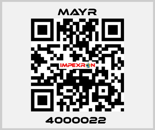 4000022  Mayr