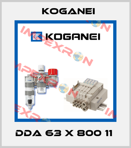 DDA 63 X 800 11  Koganei