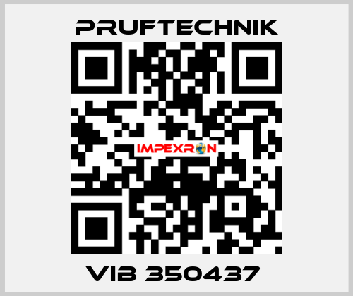 VIB 350437  Pruftechnik