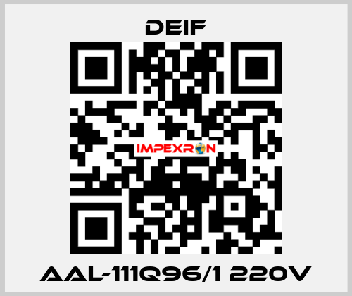 AAL-111Q96/1 220V Deif