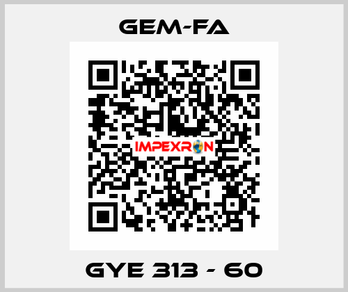 GYE 313 - 60 Gem-Fa
