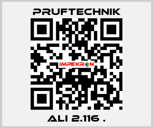 ALI 2.116 . Pruftechnik