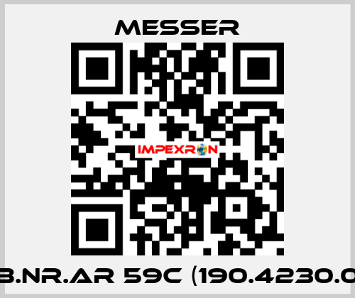 (B.Nr.AR 59C (190.4230.0) Messer