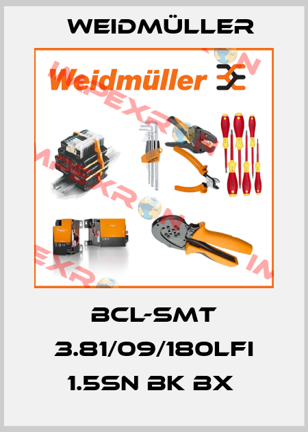BCL-SMT 3.81/09/180LFI 1.5SN BK BX  Weidmüller