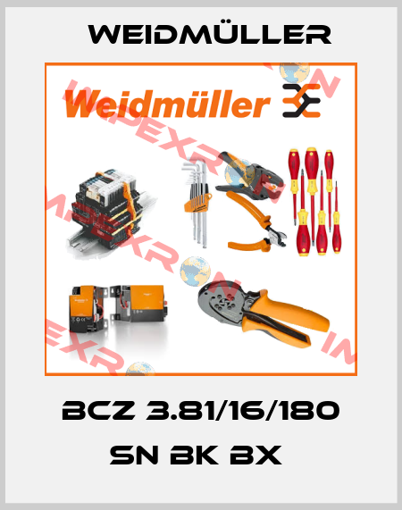 BCZ 3.81/16/180 SN BK BX  Weidmüller