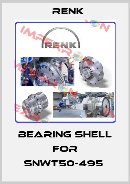 Bearing shell for SNWT50-495  Renk