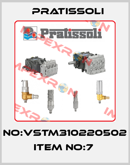 NO:VSTM310220502 ITEM NO:7  Pratissoli