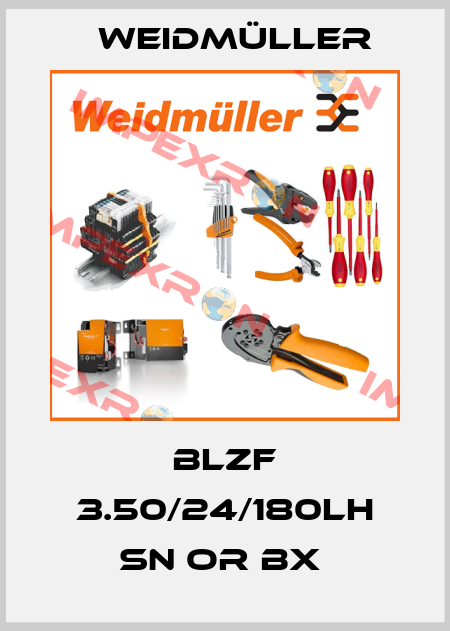 BLZF 3.50/24/180LH SN OR BX  Weidmüller