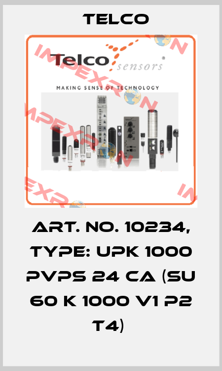 Art. No. 10234, Type: UPK 1000 PVPS 24 CA (SU 60 K 1000 V1 P2 T4)  Telco