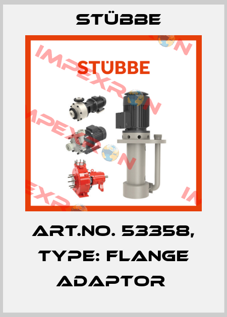 Art.No. 53358, Type: Flange adaptor  Stübbe