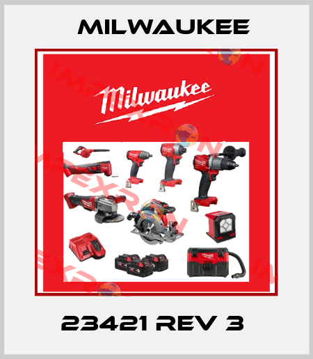 23421 REV 3  Milwaukee