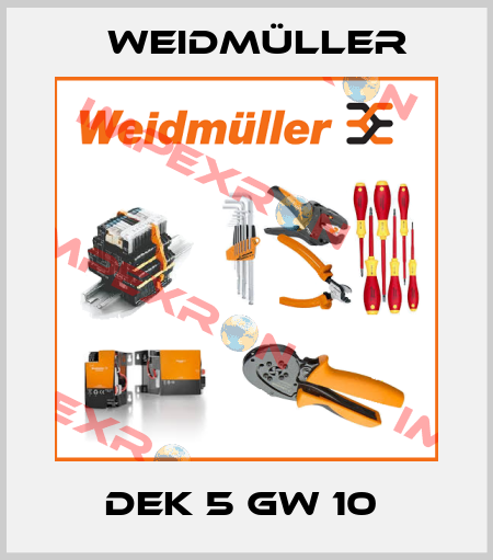 DEK 5 GW 10  Weidmüller