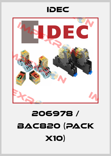 206978 / BAC820 (pack x10) Idec