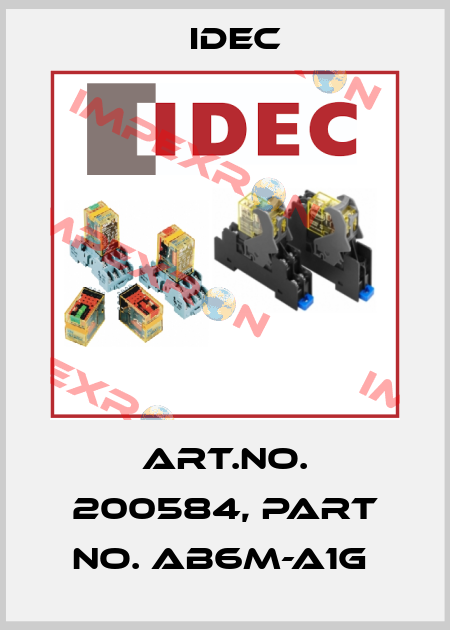 Art.No. 200584, Part No. AB6M-A1G  Idec