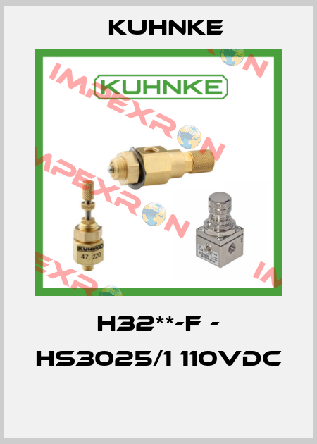 H32**-F - HS3025/1 110VDC   Kuhnke