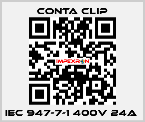 IEC 947-7-1 400V 24A  Conta Clip