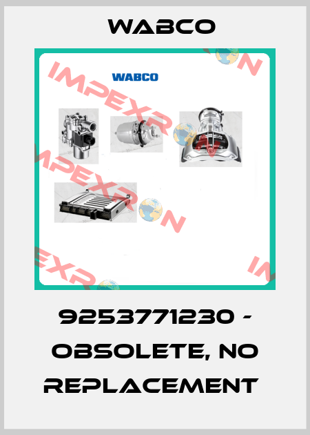 9253771230 - obsolete, no replacement  Wabco