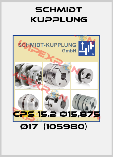 CPS 15.2 ø15,875 ø17  (105980)   Schmidt Kupplung