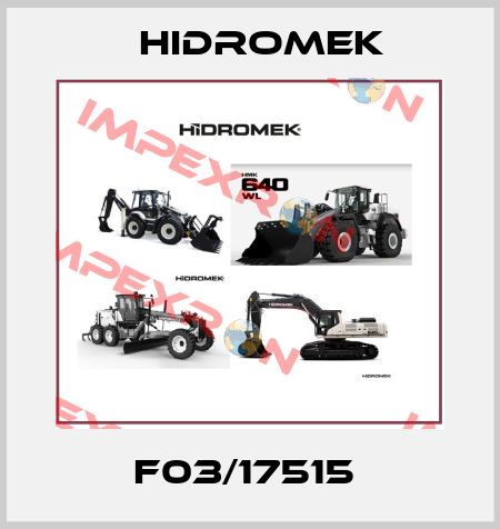 F03/17515  Hidromek