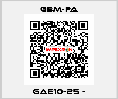 GAE10-25 - Gem-Fa