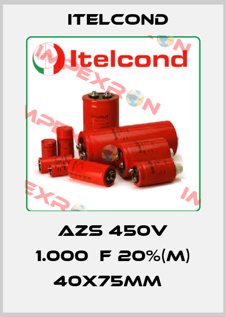 AZS 450V 1.000µF 20%(M) 40x75mm   Itelcond