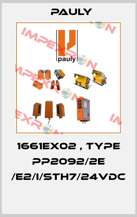 1661Ex02 , type PP2092/2E /e2/i/stH7/24VDC  Pauly