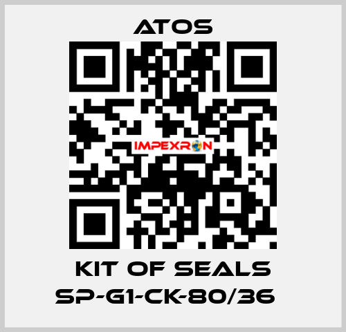 Kit of seals SP-G1-CK-80/36   Atos