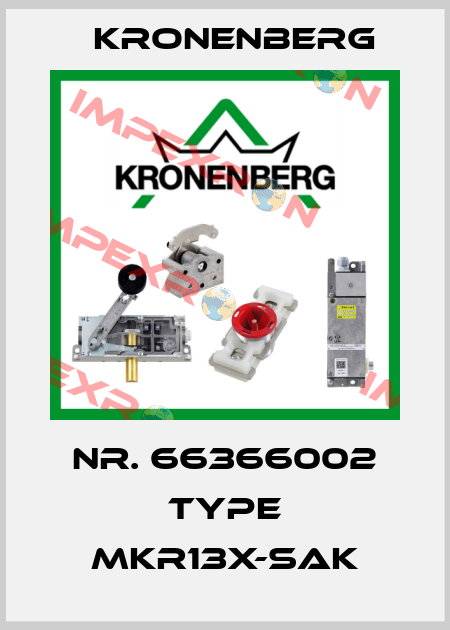Nr. 66366002 Type MKR13X-SAK Kronenberg