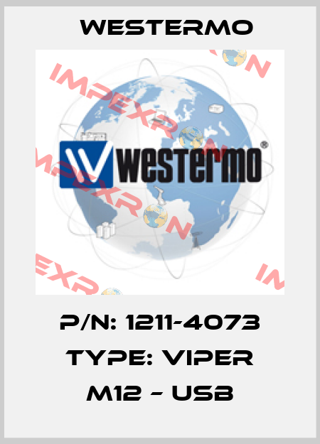 P/N: 1211-4073 Type: Viper M12 – USB Westermo