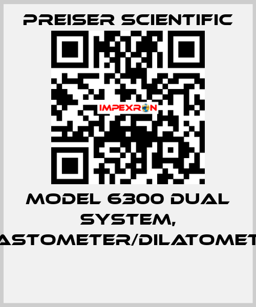 Model 6300 Dual System, Plastometer/Dilatometer  Preiser Scientific