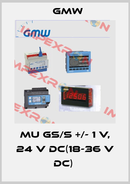 MU GS/S +/- 1 V, 24 V DC(18-36 V DC)  GMW