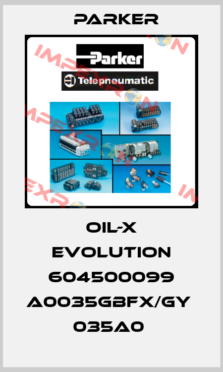 OIL-X EVOLUTION 604500099 A0035GBFX/GY   035A0  Parker
