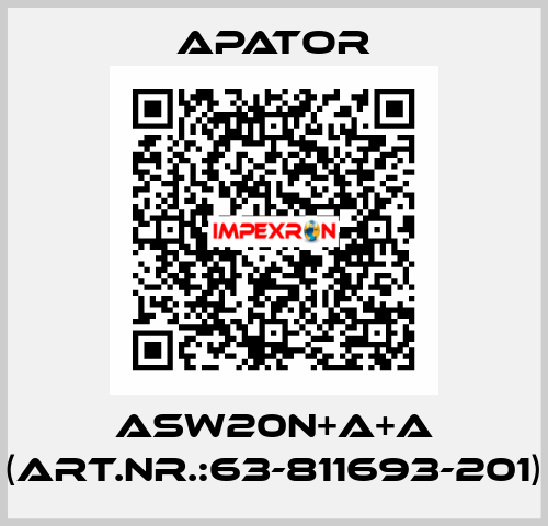ASW20N+A+A (Art.Nr.:63-811693-201) Apator