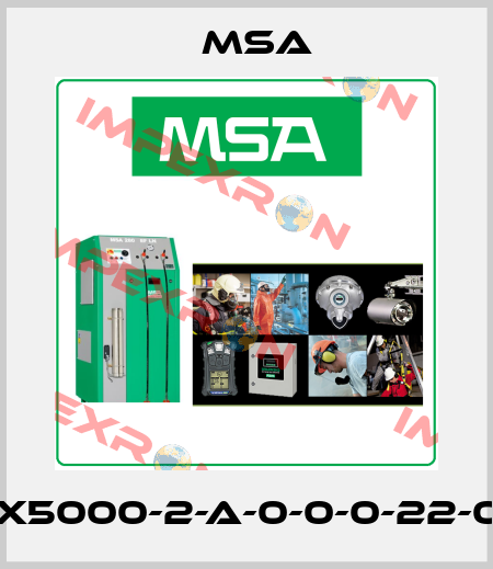 A-X5000-2-A-0-0-0-22-0-0 Msa